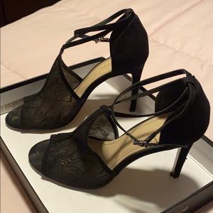 Fancy black heels